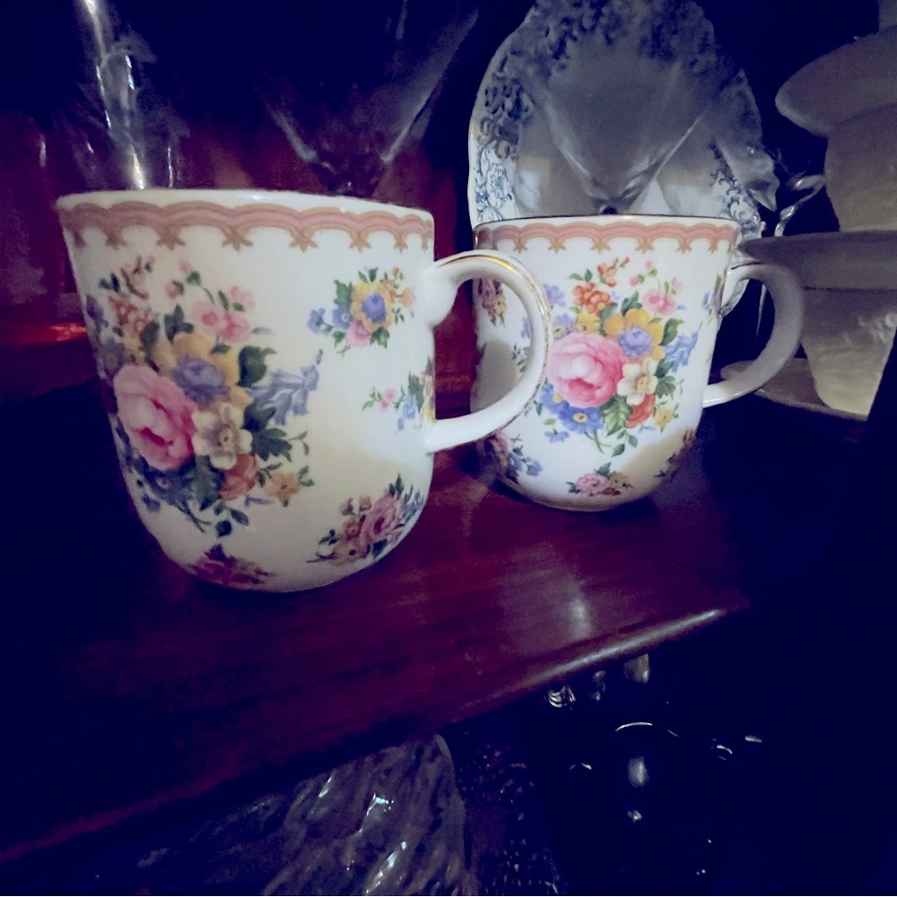 Royal Doulton Lady Carlyle Coffee Cups